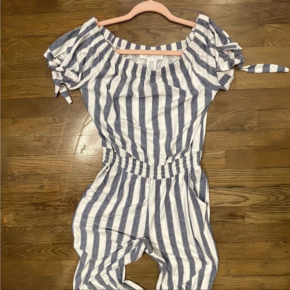 Off shoulder romper